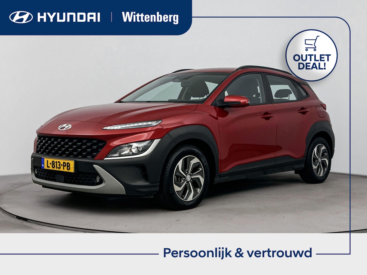 Hyundai Kona - 1.6 GDI HEV Comfort Smart | ACTIE! | Navigatie | Camera | Trekhaak | Trekgewicht 1300kg | - AutoWereld.nl