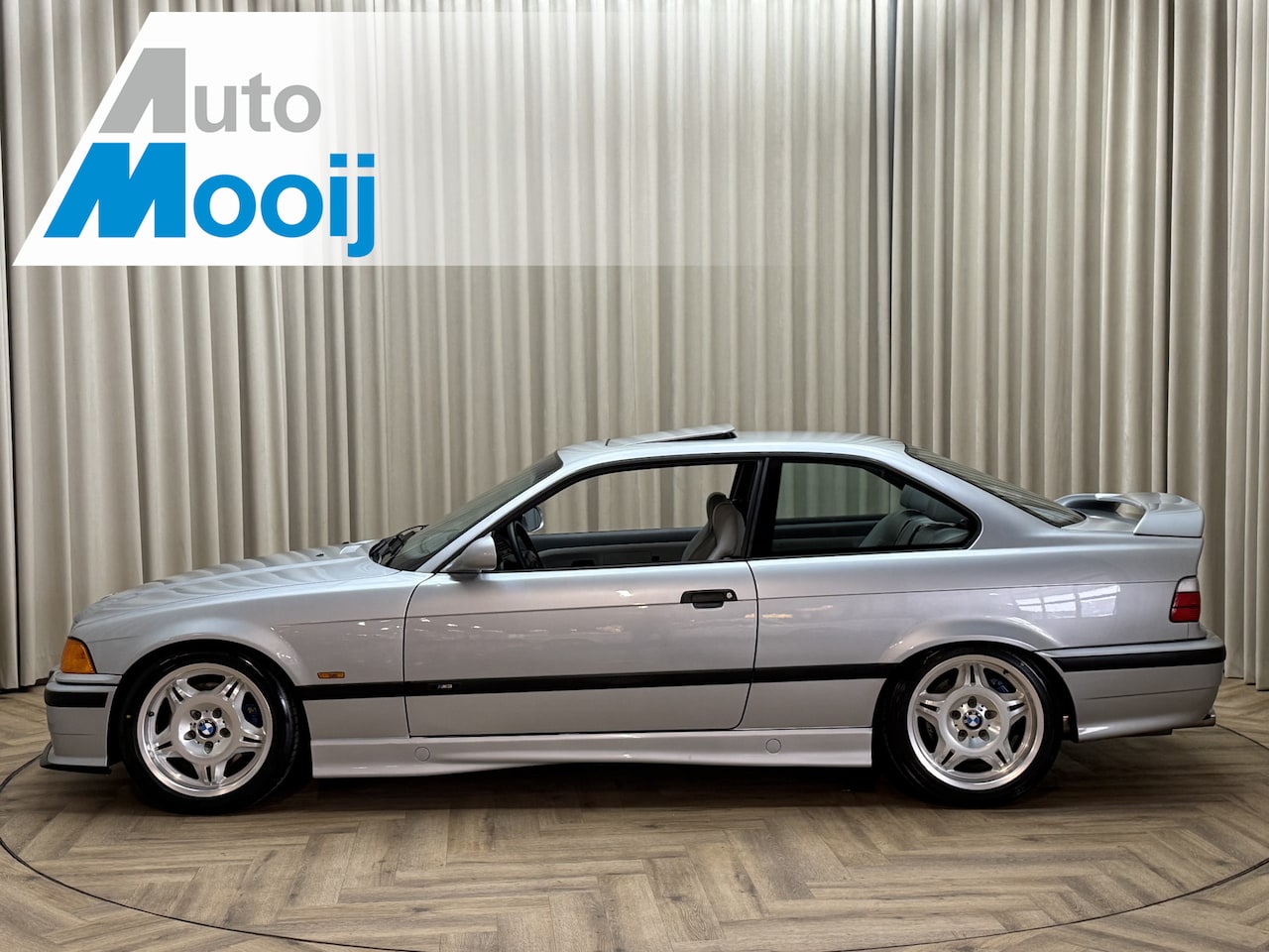 BMW 3-serie Coupé - E36 M3 3.2 Compressor 406 PK / Active Supercharged / Arktissilber / Full Option / Uniek - AutoWereld.nl