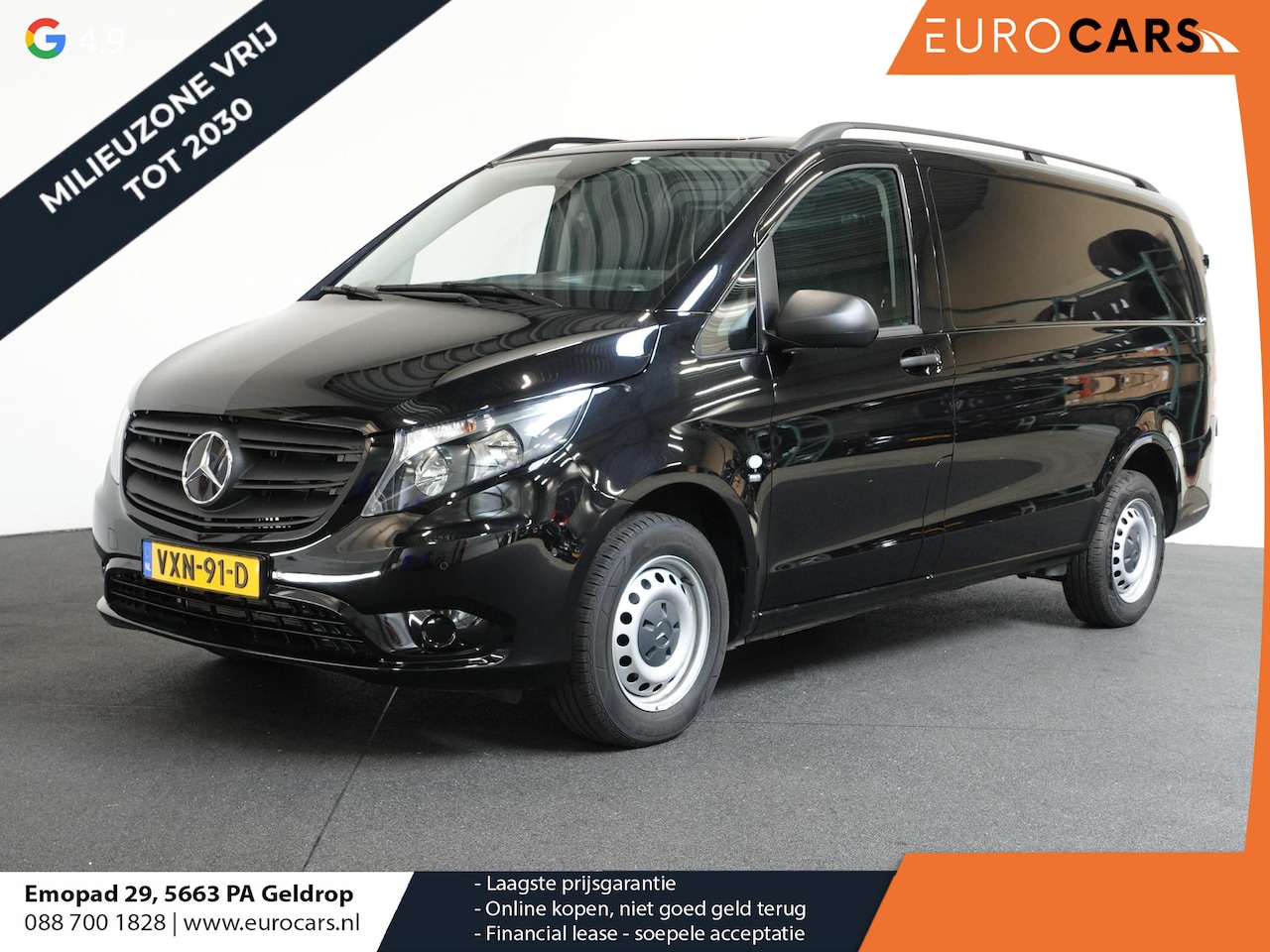 Mercedes-Benz Vito - 114 CDI Lang Automaat Airco Bluetooth Camera Apple Carplay/ Android Auto Cruise control Tr - AutoWereld.nl