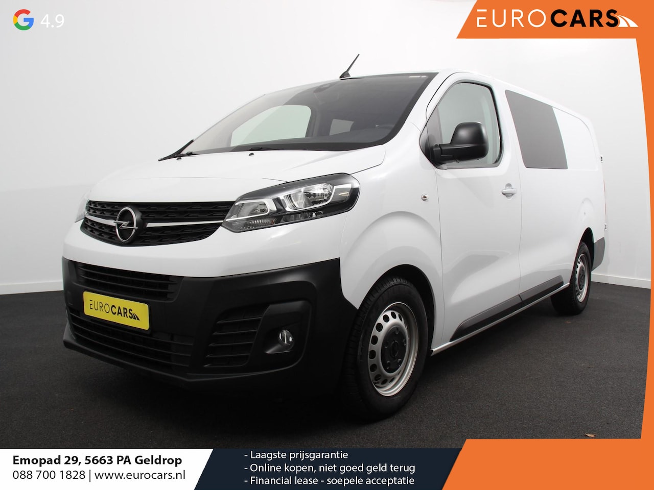 Opel Vivaro - 2.0 CDTI Automaat 145 pk L3H1 Dubbele Cabine | Navigatie | Trekhaak | Airco | Parkeer sens - AutoWereld.nl