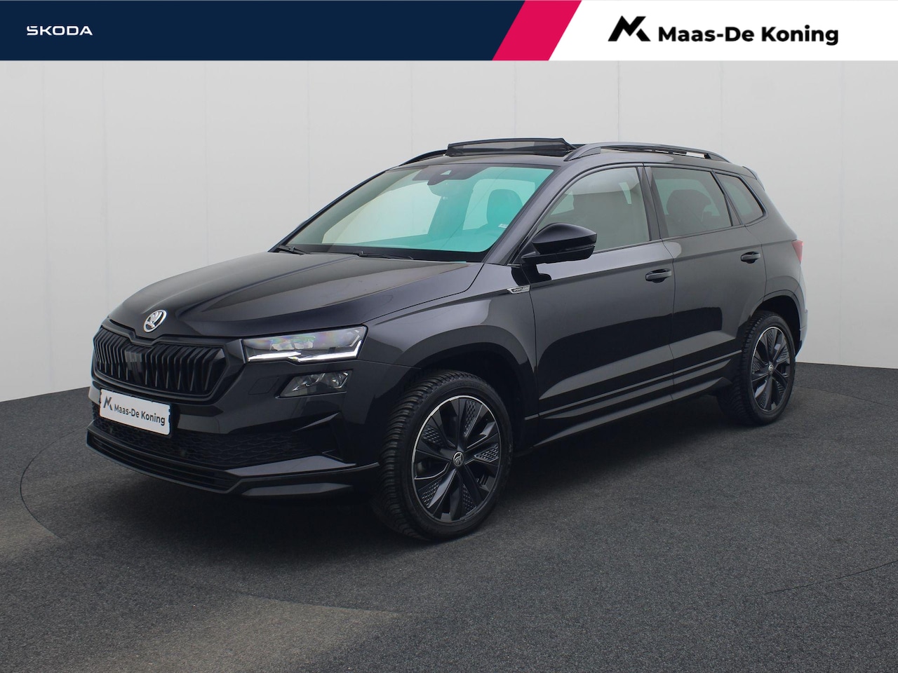 Skoda Karoq - 1.5TSI/150PK DSG ACT Sportline Business · Panoramadak · Leder · Camera + Parkeersensoren · - AutoWereld.nl