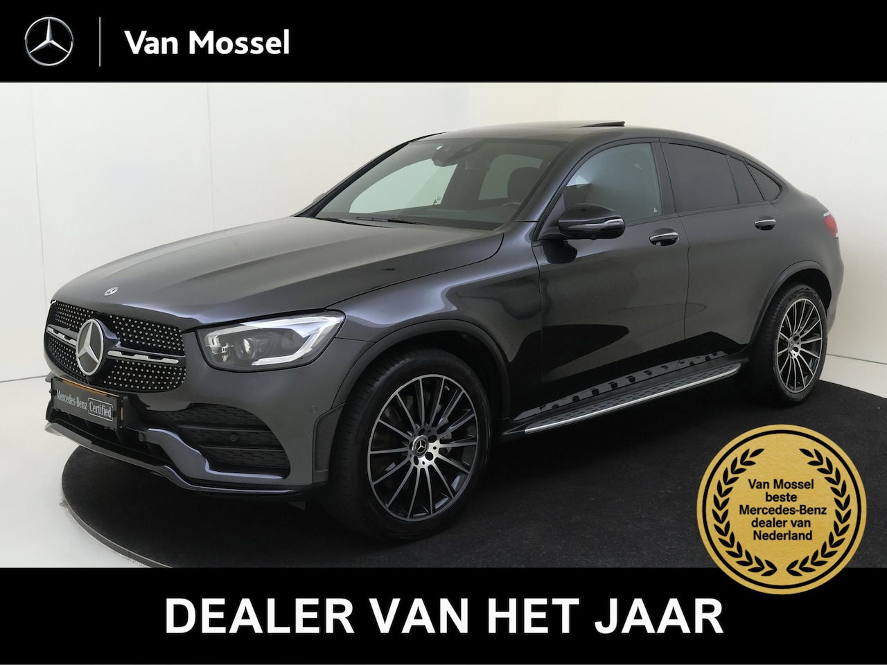 Mercedes-Benz GLC-klasse Coupé - 200 AMG-Line / Panaroma-dak / Burmester / 360Graden-Camera / - AutoWereld.nl