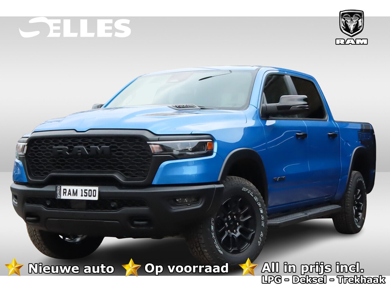 Dodge Ram 1500 - 2025 3.0L HURRICANE REBEL | BPM VRIJ | LPG | DEKSEL | NIEUW | Panoramadak | - AutoWereld.nl