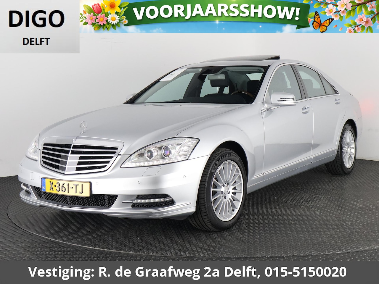 Mercedes-Benz S-klasse - 350 4-Matic Prestige Plus Automaat V6 | Schuif-/Kanteldak | Memory Seats | Navigatie | - AutoWereld.nl