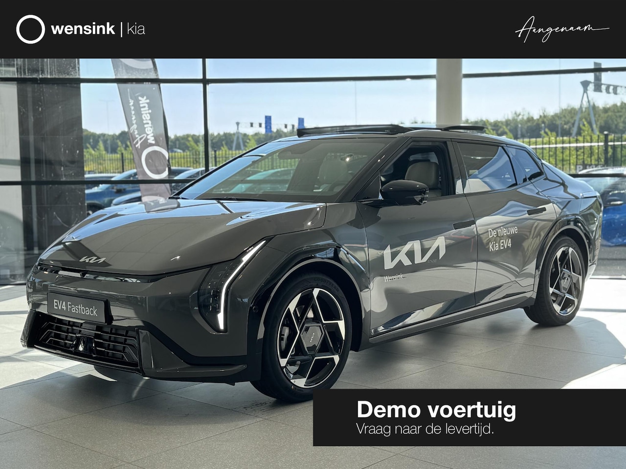 Kia EV4 Fastback - GT-PlusLine 81.4 kWh | Panoramaschuifdak | Head-up display | Stoelventilatie voorstoelen | - AutoWereld.nl