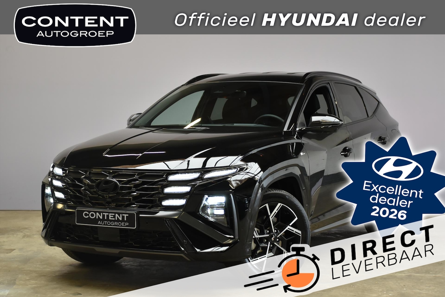 Hyundai Tucson - 1.6 T-GDi PHEV 288pk 2WD N Line Sky // Direct Leverbaar - AutoWereld.nl