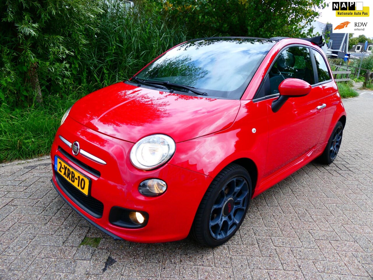 Fiat 500 C - 0.9 TwinAir Turbo 500S 86pk Airco PDC Digitaal Dashboard - AutoWereld.nl