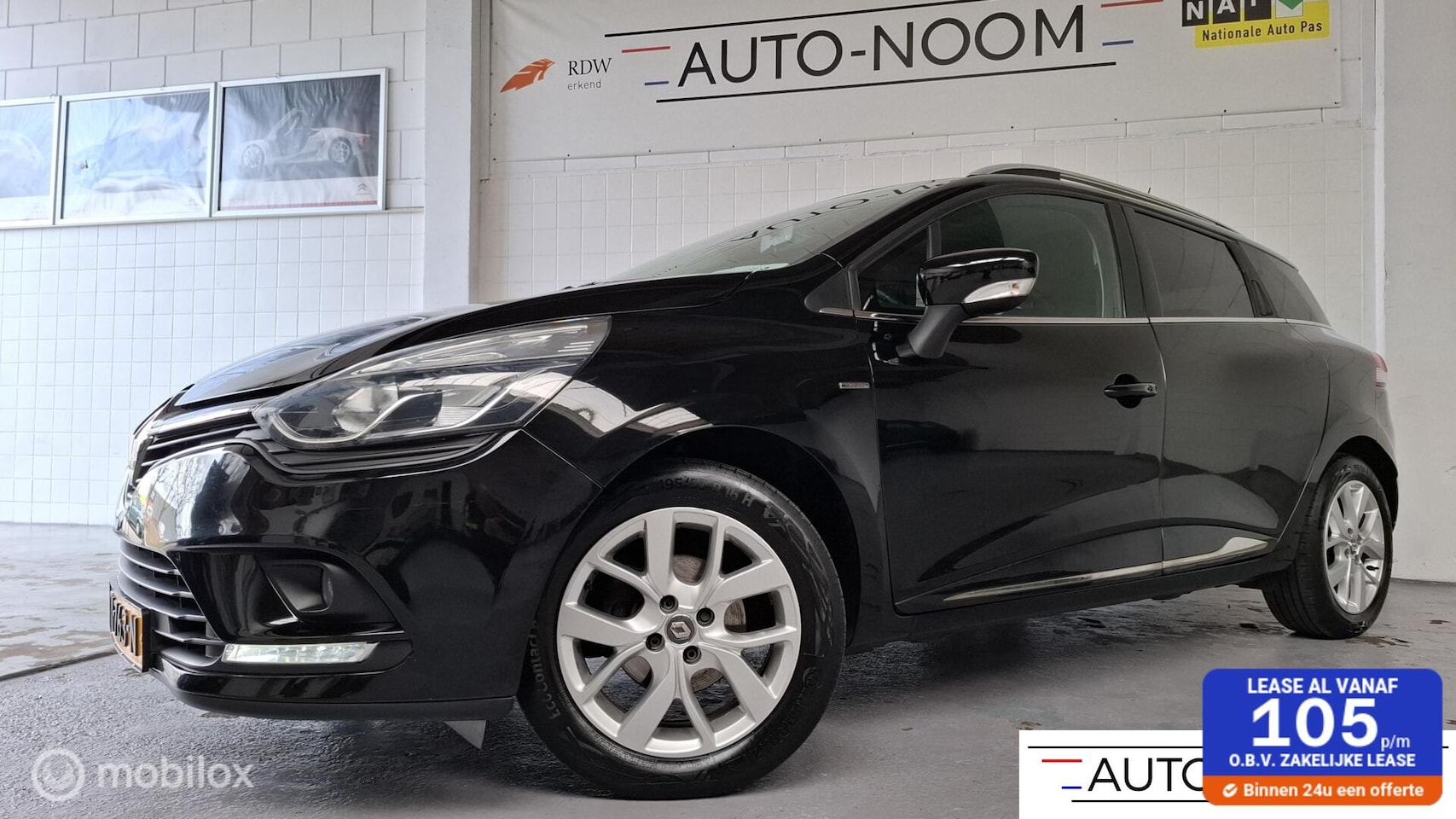 Renault Clio Estate - 0.9 TCe Limited NL-AUTO/1EIG/100% DEALERONDERHOUDEN ✔️ - AutoWereld.nl