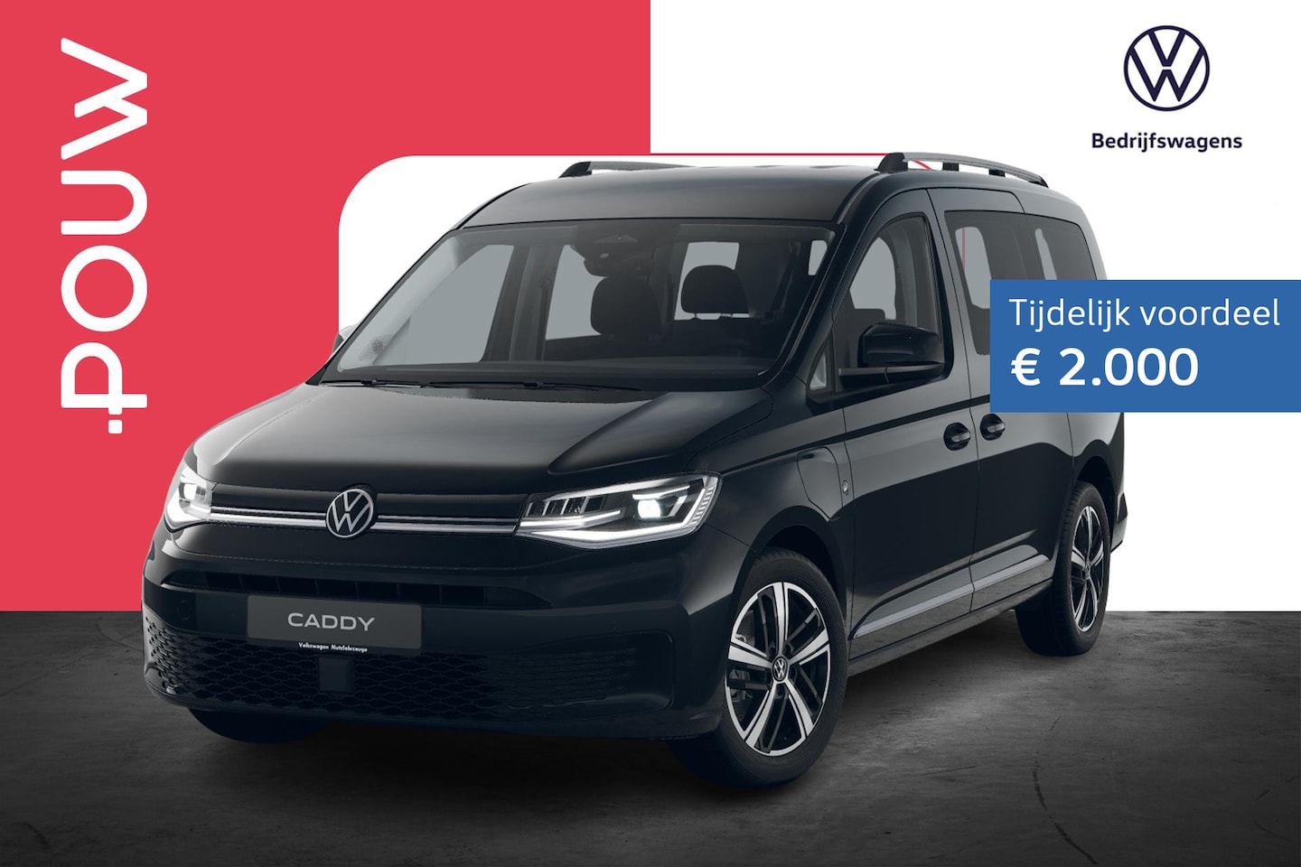 Volkswagen Caddy Maxi - Kombi 1.5 TSI 150pk Hybride Style | Winter Pakket | Keyless Pakket - AutoWereld.nl
