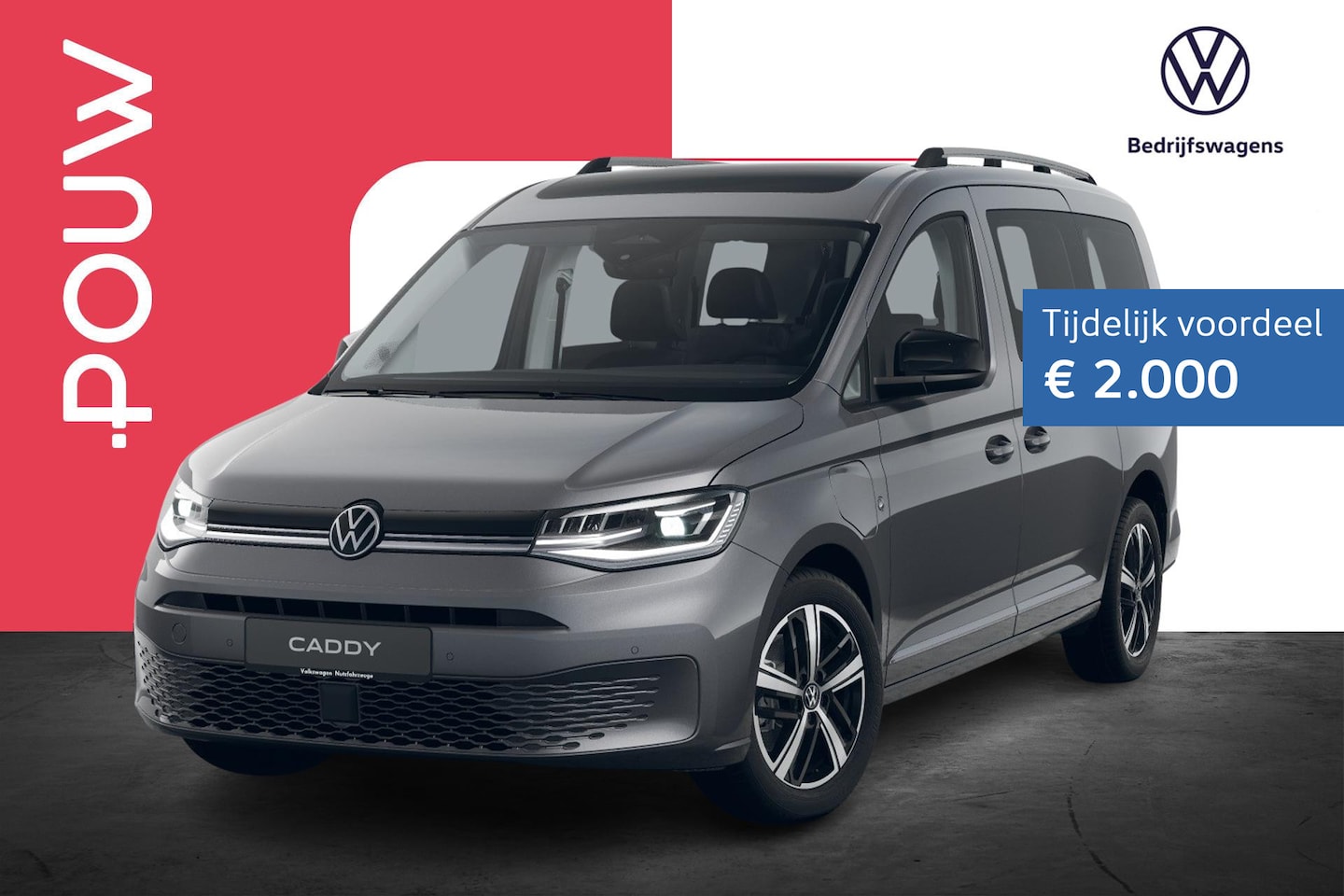 Volkswagen Caddy Maxi - Kombi 1.5 TSI 150pk Hybride Style | App Connect | Winter Pakket Plus - AutoWereld.nl