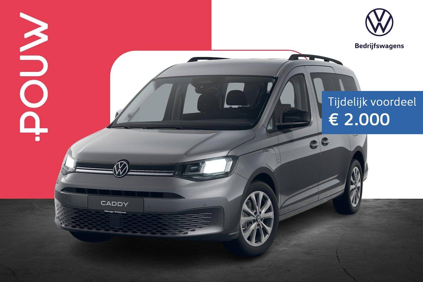 Volkswagen Caddy Maxi - Kombi 1.5 TSI Hybride 150pk Life | App Connect | Comfort Pakket - AutoWereld.nl