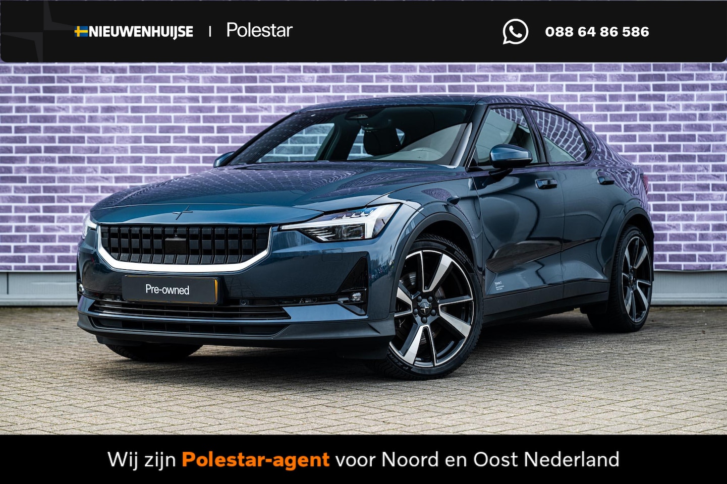 Polestar 2 - Long Range Dual Motor Launch Edition 78kWh | Pilot | Plus | Adaptieve Cruise Control | Pan - AutoWereld.nl