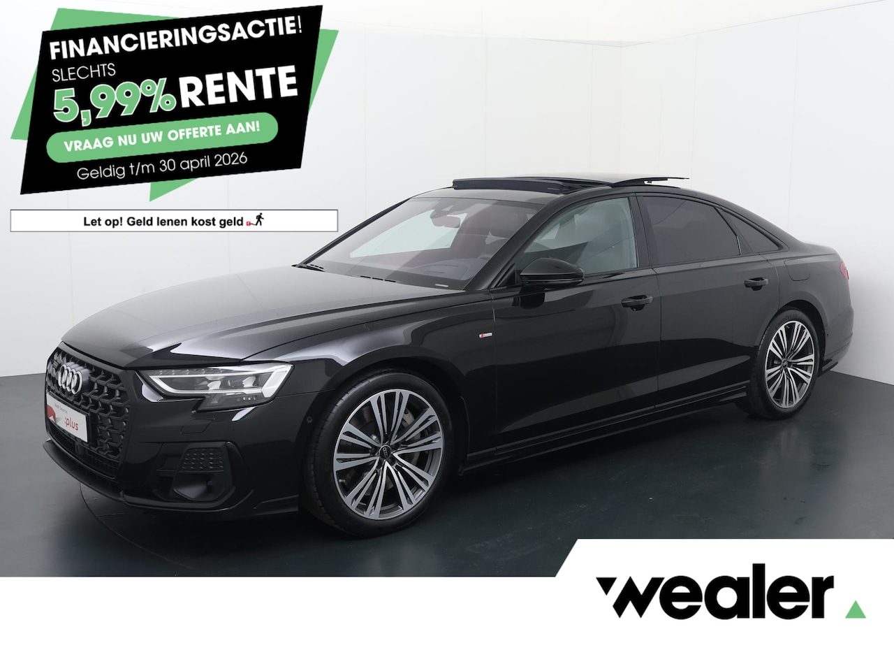 Audi A8 - 60 TFSI e quattro | 462 PK | Panoramadak | 360 graden Area view | Head-up display | S line - AutoWereld.nl