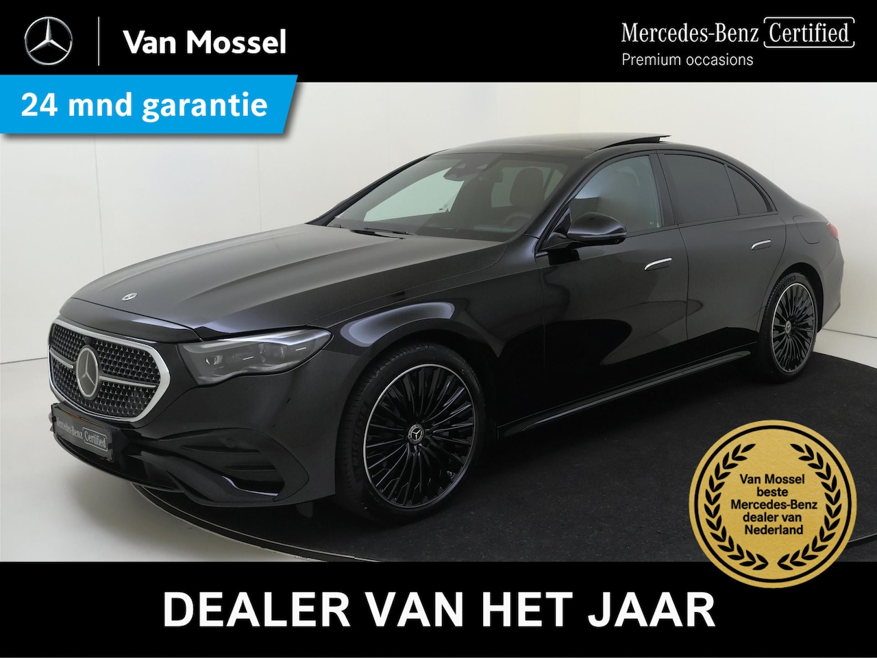 Mercedes-Benz E-klasse - 300 e Sport Edition Premium Plus /Panoramadak /Burmester /Rijassistentiepakket plus / 360 - AutoWereld.nl