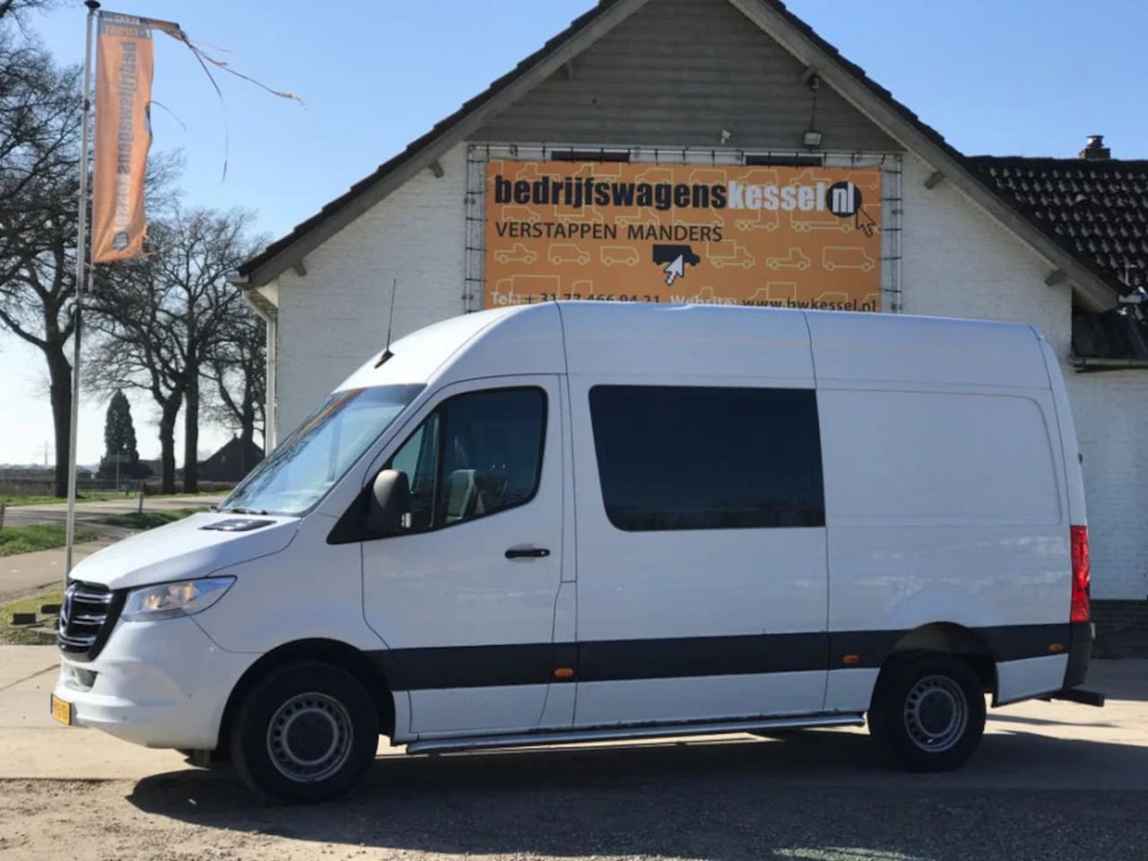 Mercedes-Benz Sprinter - 311 2.2 CDI Euro 6 L2H2 Dubbel Cabine 6 persoons - AutoWereld.nl