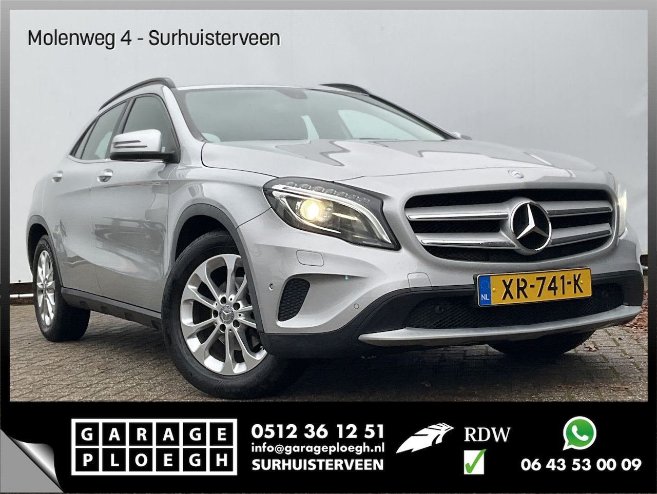 Mercedes-Benz GLA-Klasse - 200 157pk Ambition Leder Stoelverwarming Navi - AutoWereld.nl