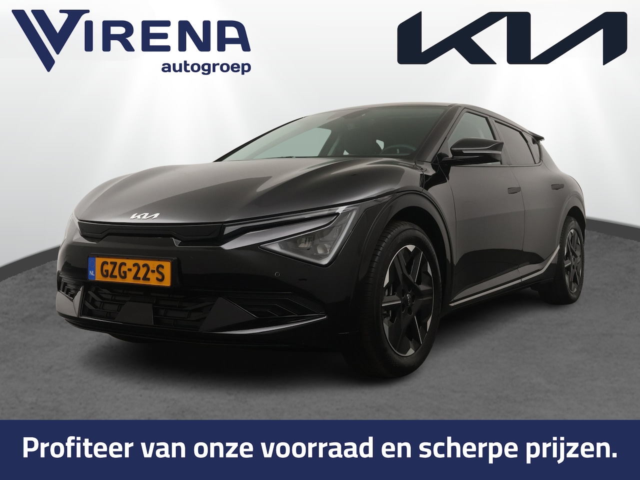 Kia EV6 - Plus 63 kWh - Stoelverkoeling/verwarming - Camera - Navigatie - Apple-Carplay/Android Auto - AutoWereld.nl