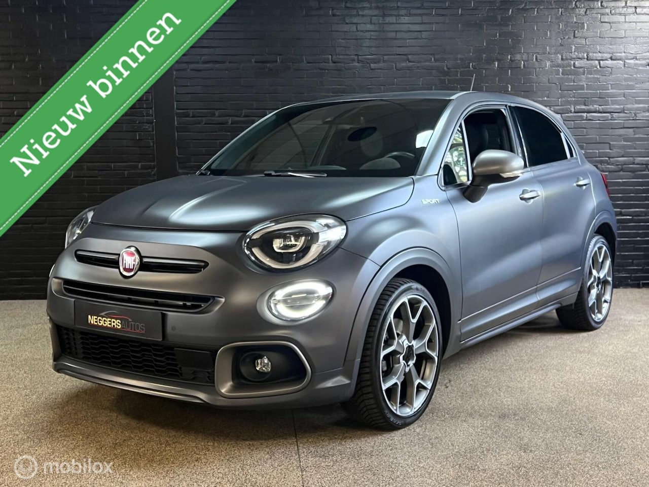 Fiat 500 X - Firefly Sport 1e EIG AUTOMAAT LEDER CAMERA KEYLESS - AutoWereld.nl
