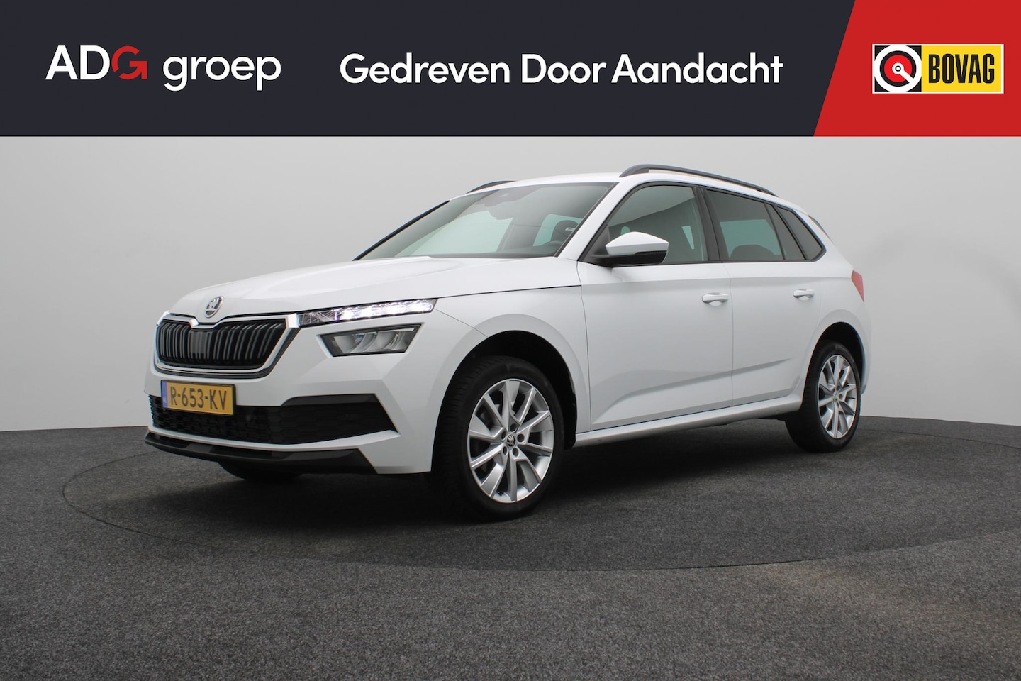 Skoda Kamiq - 1.0 TSI Sport Business BOVAG Garantie | Trekhaak | Automaat | Climate control | Draadloze - AutoWereld.nl