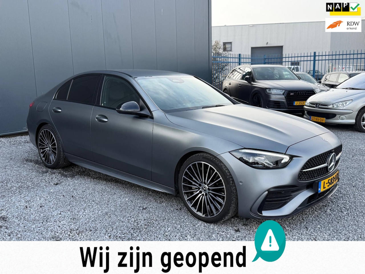 Mercedes-Benz C-klasse - 180 AMG Line AMG!NIGHT!SFEER!MAT! - AutoWereld.nl