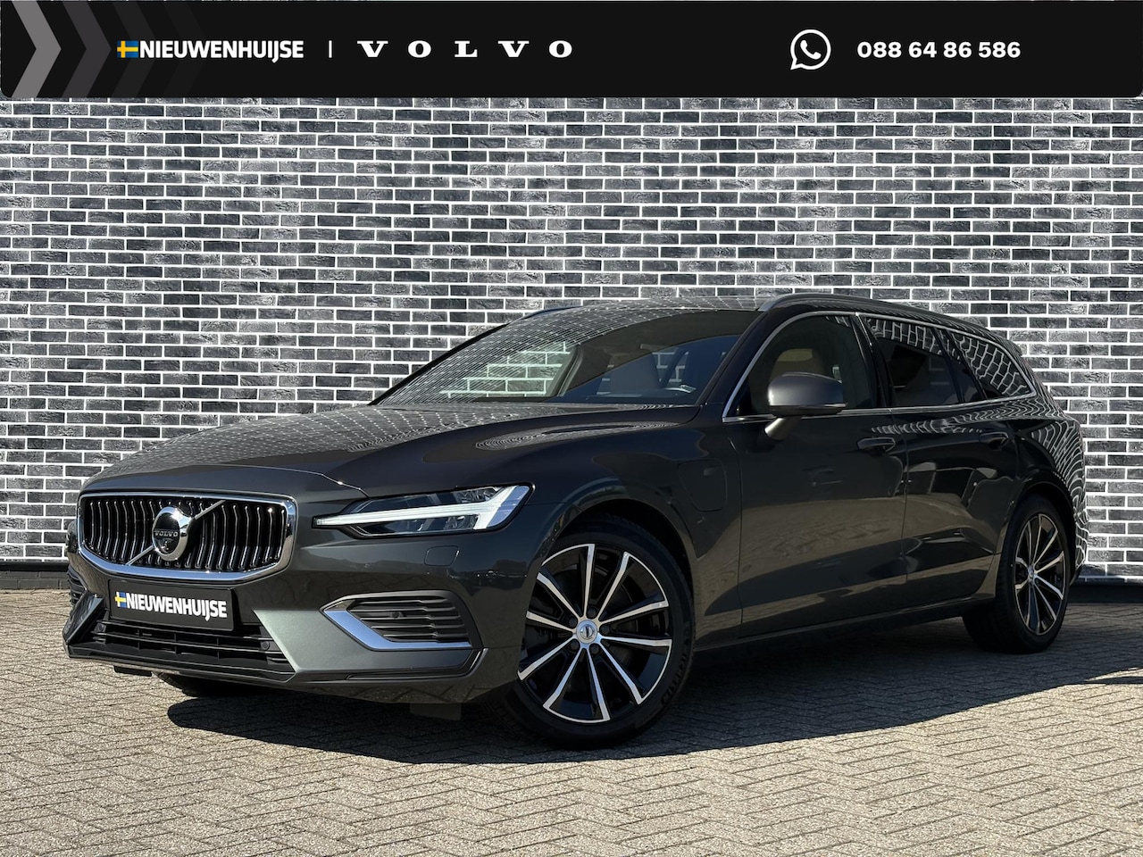 Volvo V60 - Plug-in Hybrid T6 AWD Inscription | Long Range | Plug-In Hybride (PHEV) | Nappa Lederen Be - AutoWereld.nl