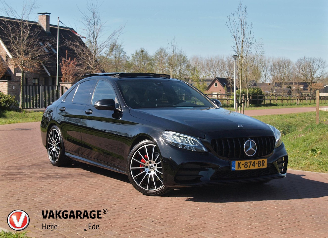 Mercedes-Benz C-klasse - 200 Premium Plus Pack | AMG Line | Panoramadak | Camera | Burmester | Sfeerverlichting | - AutoWereld.nl