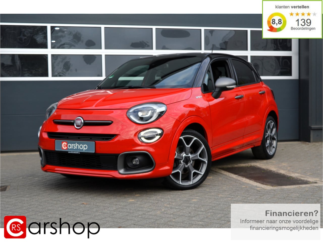 Fiat 500 X - 1.3 GSE Sport | Carplay/Clima/Adapt.CC/Camera | Met 12 maanden Bovag garantie! - AutoWereld.nl