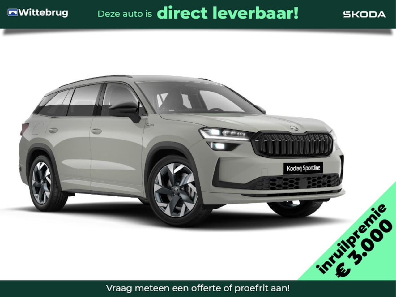 Skoda Kodiaq - 1.5 TSI PHEV Sportline Business / Comfortpakket / Trekhaak / Winterpakket / Schuif kantel - AutoWereld.nl