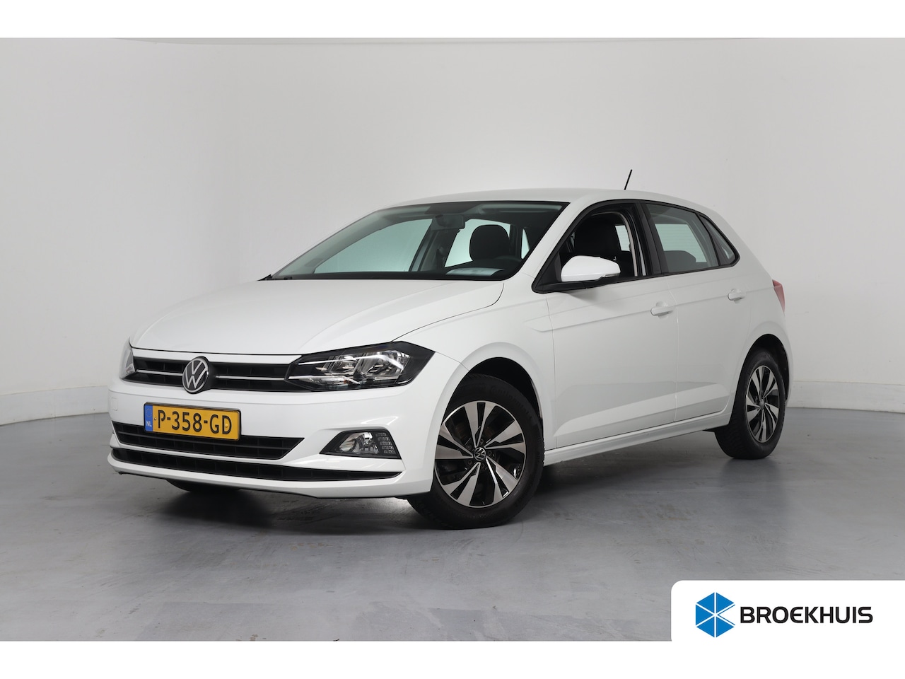 Volkswagen Polo - 1.0 TSI Comfortline | Navi By App | Airco | Cruise Control | Lichtmetalen Velgen | DAB | B - AutoWereld.nl