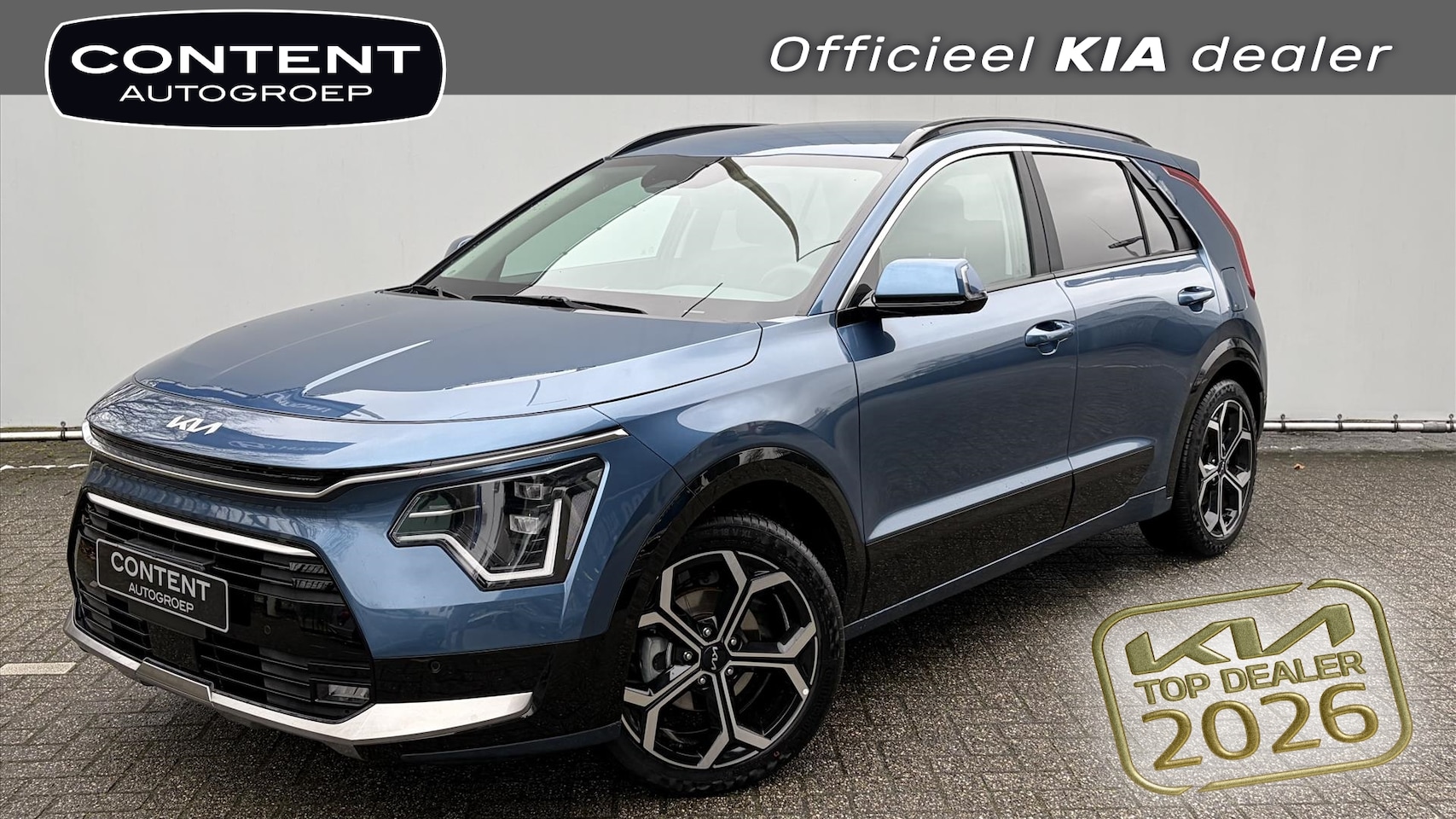 Kia Niro - 1.6 GDi Hybrid DynamicPlusLine |Elektr. Stoel |23dkm! l 18 Inch LMV l - AutoWereld.nl