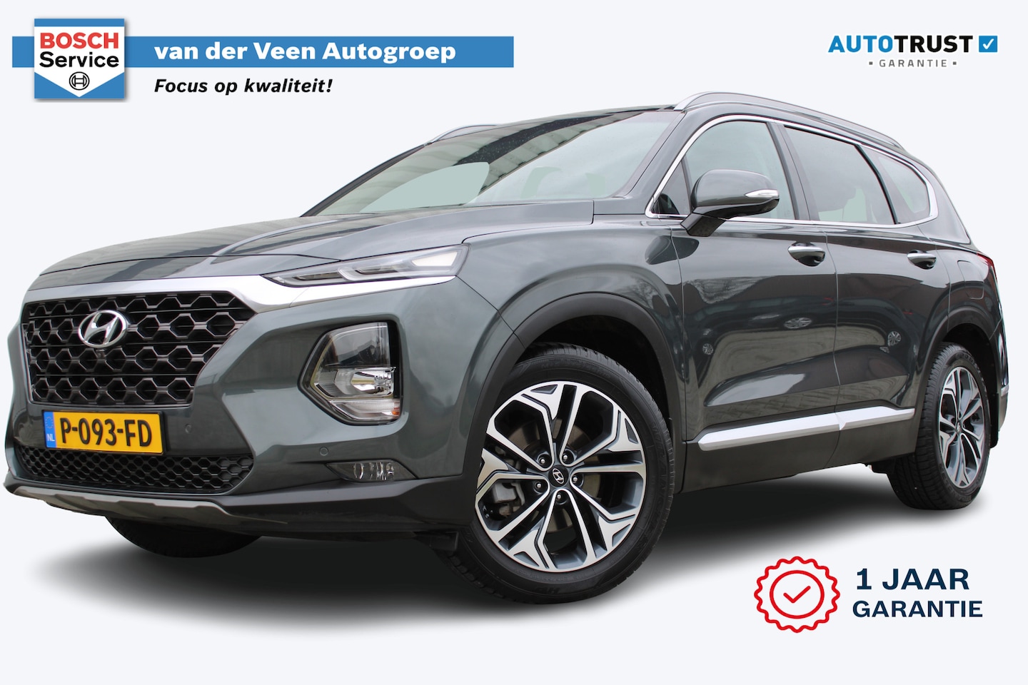 Hyundai Santa Fe - 2.4 GDI Premium | Incl. 12 maanden garantie | 7. persoons | Apple carplay/Android auto | C - AutoWereld.nl