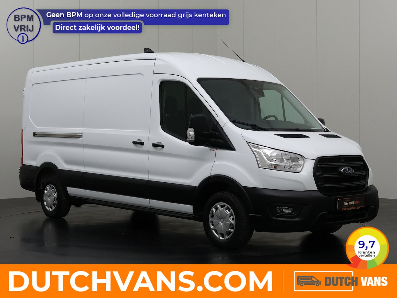Ford Transit - 2.0TDCi 130PK L3H2 | Euro 6 | Airco | Cruise | 3-Zits - AutoWereld.nl