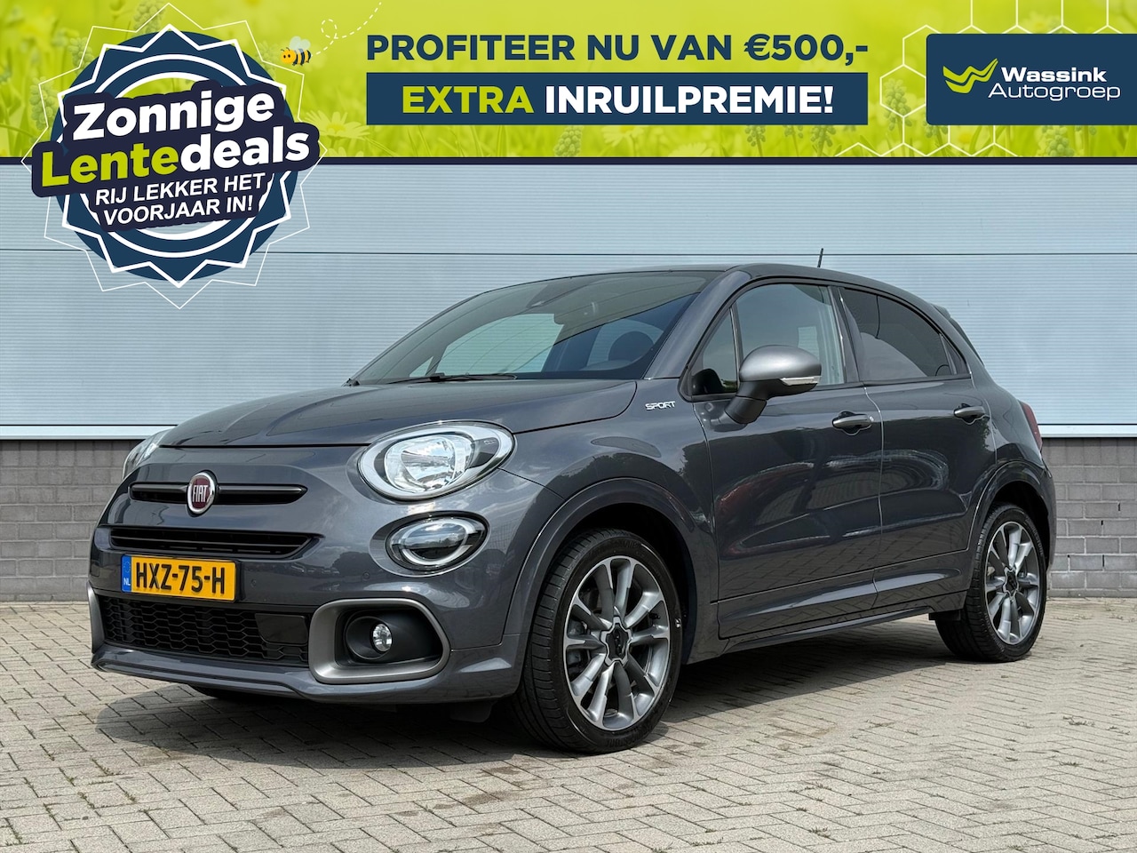 Fiat 500 X - 1.3 FireFly Turbo 150pk DCT Sport Automaat | LENTEDEALS | Navigatie | Parkeersensoren | Ad - AutoWereld.nl