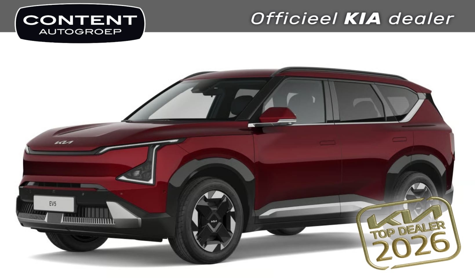 Kia EV5 - 81,4 kWh 217pk 2WD Plus | IN BESTELLING IN MEERDERE KLEUREN! - AutoWereld.nl