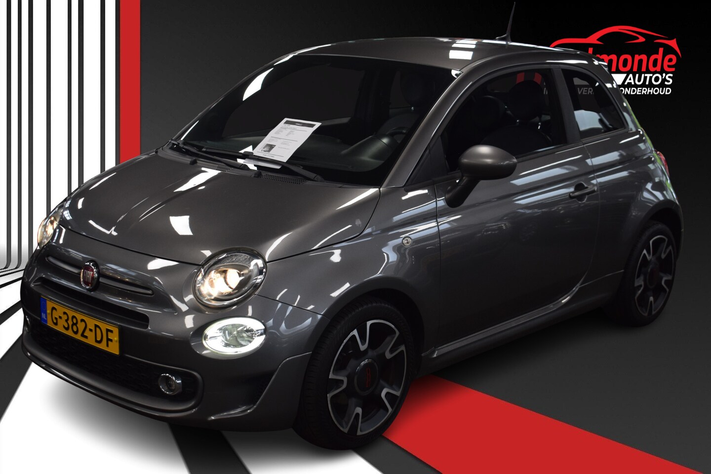Fiat 500 - 0.9 TwinAir Turbo Sport NAP BTW Auto PDC Climate Cruise - AutoWereld.nl