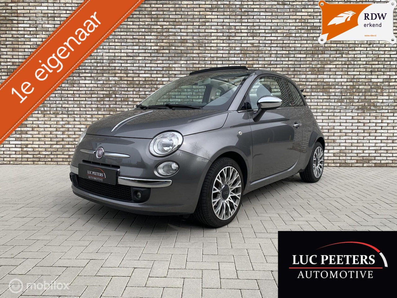 Fiat 500 C - 0.9 TwinAir Turbo Lounge/NAP/1EIG/AC/NWEAPK/98000KM! - AutoWereld.nl