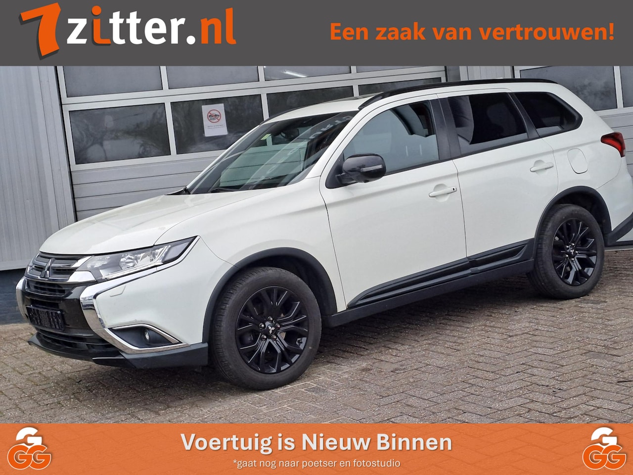 Mitsubishi Outlander - 2.0 2WD Intense+ 7-Persoons Stuur/stuur Verwarming, Cruise control, - AutoWereld.nl