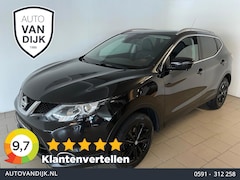 Nissan Qashqai - 1.2 Business Edition AUTOMAAT AIRCO CLIMA NAVI CRUISE PANO LEER STOELVERW 360 CAM NIEUWSTA