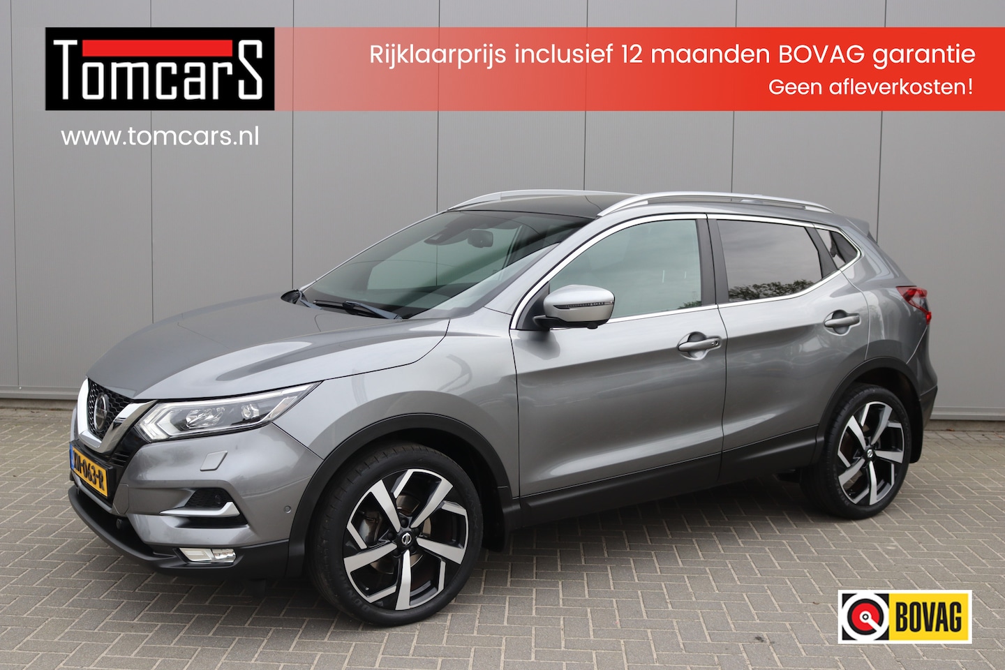 Nissan Qashqai - 1.2DIG-T 116PK Automaat Tekna+ Navigatie/Camera/Panoramadak/Trekhaak/Memory-stoel - AutoWereld.nl