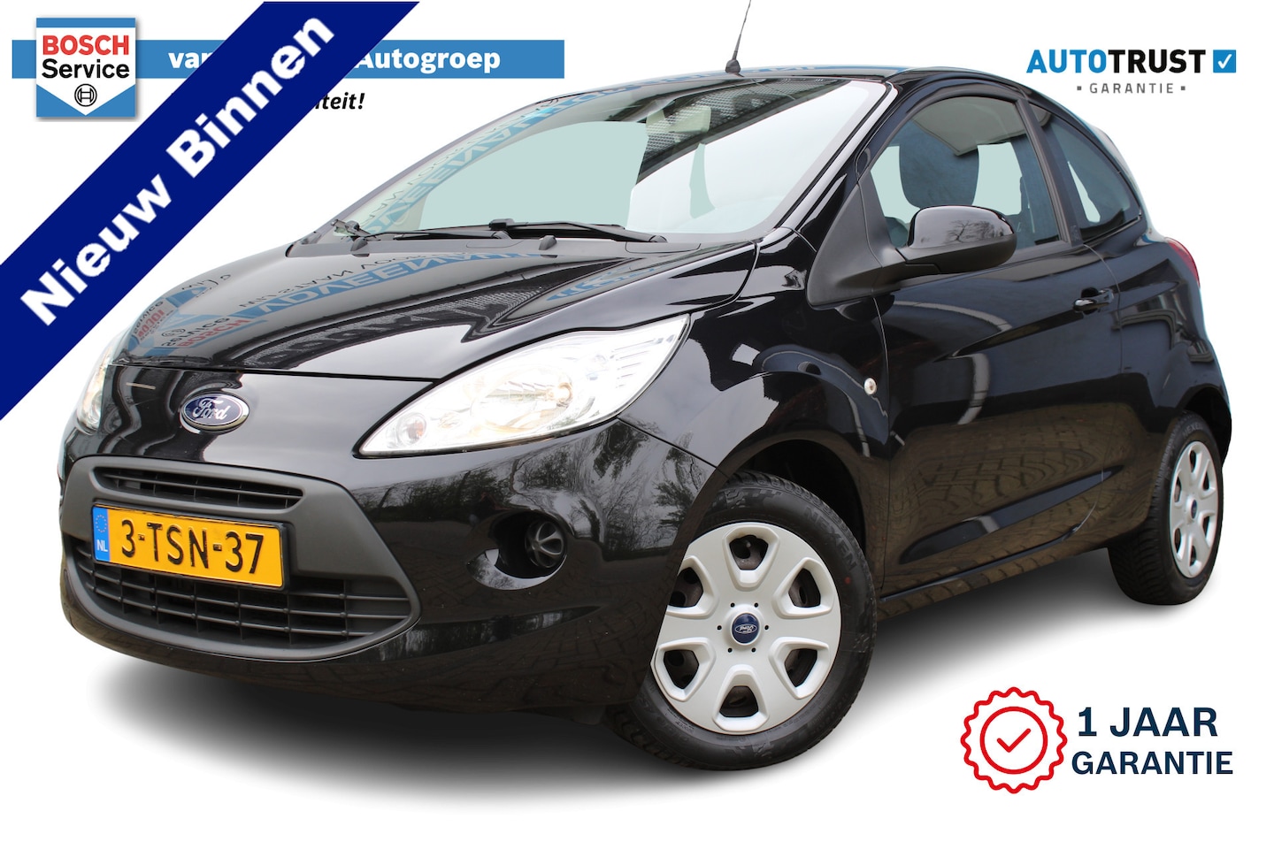 Ford Ka - 1.2 Style start/stop | Incl. 12 maanden Garantie | Airco | Start/stop systeem | Centrale d - AutoWereld.nl