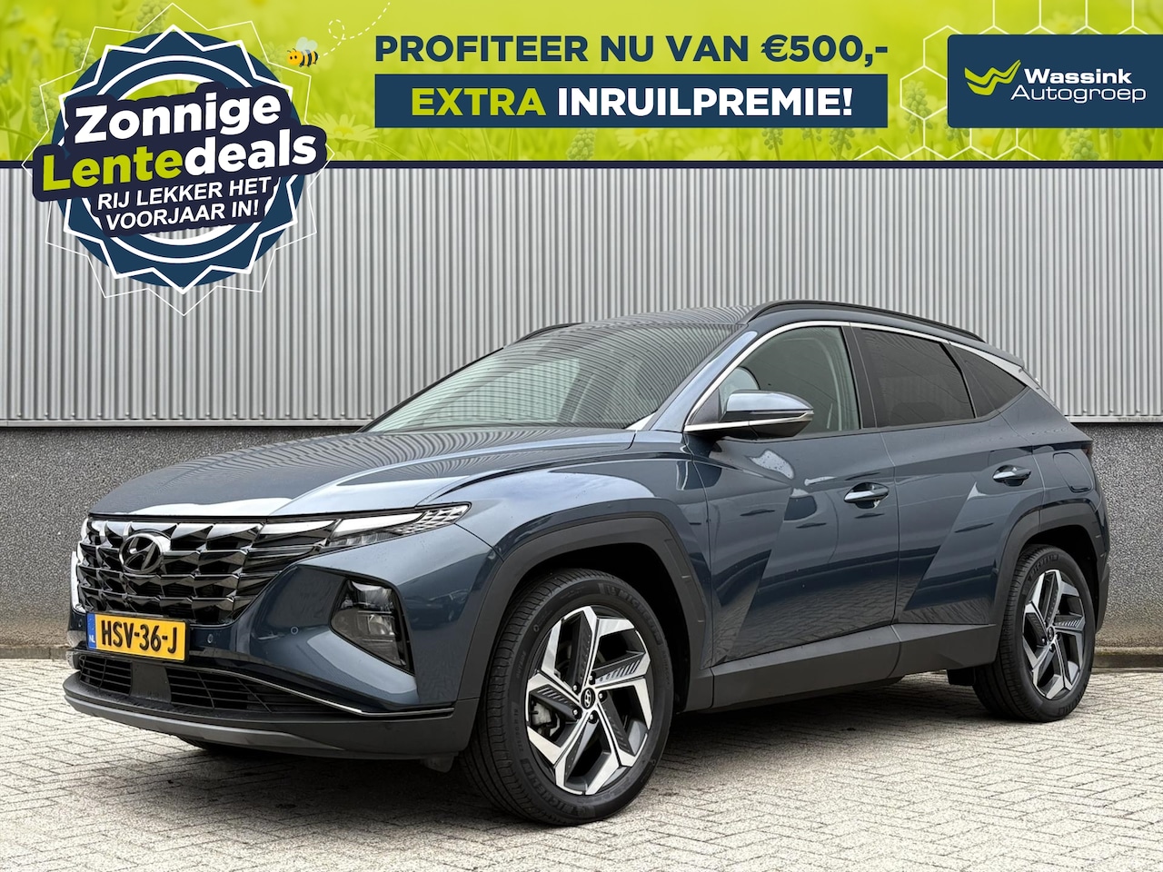 Hyundai Tucson - 1.6 T-GDi PHEV 265pk AWD Comfort Smart | Adaptive Cruise Control | Navigatie | Camera Acht - AutoWereld.nl