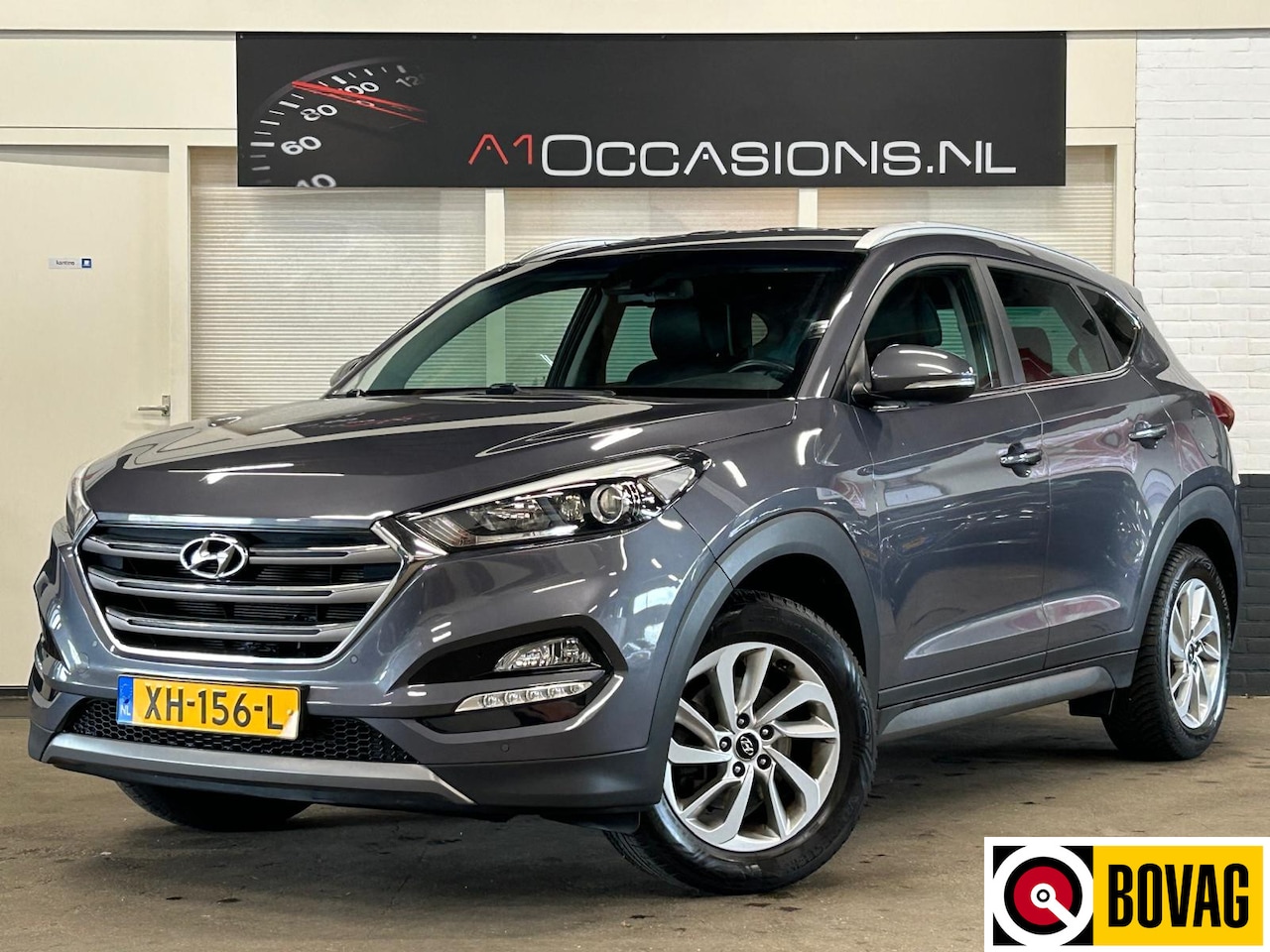 Hyundai Tucson - 1.6 GDi i-Motion + LEDER + NAVI + STOELVERWARMING !! - AutoWereld.nl
