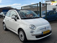 Fiat 500 C - 0.9 TwinAir Lounge Cabriolet leerbekeleding 2e eigenaar dealer onderhouden airco elektrisc