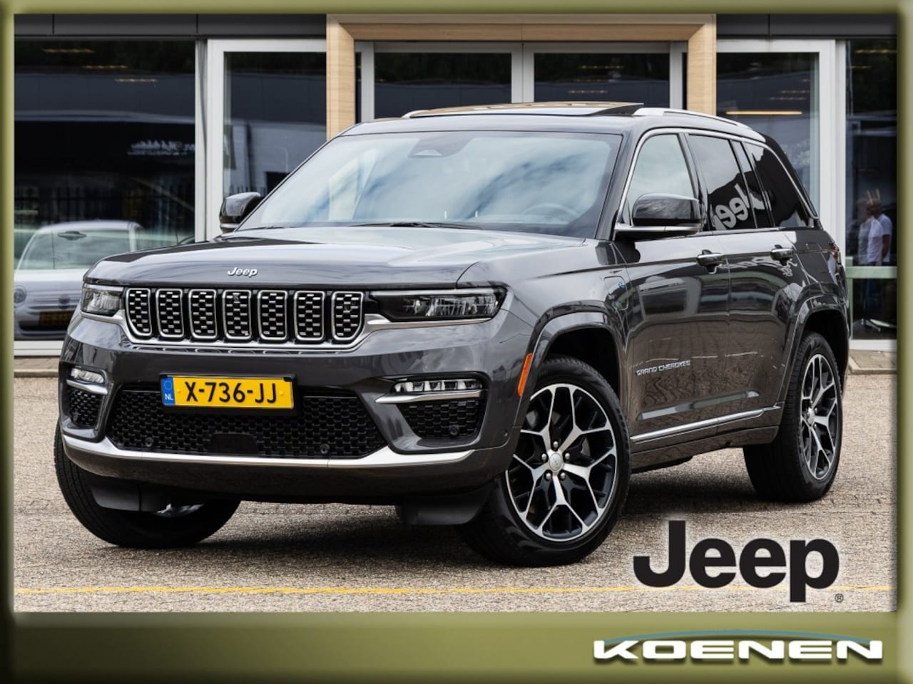 Jeep Grand Cherokee - 2.0 4xE PHEV 4WD Aut. Summit Reserve PANO / LUCHTVERING - AutoWereld.nl