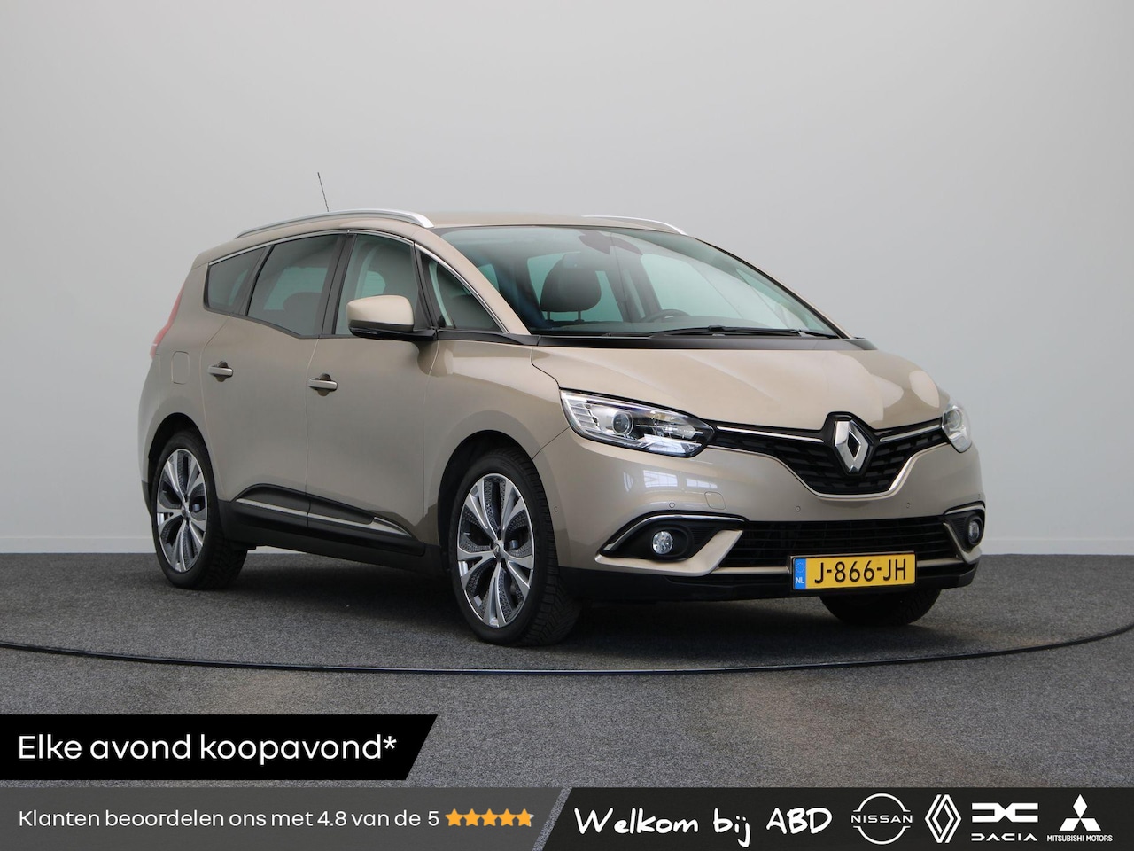 Renault Grand Scénic - 1.3 TCe 140pk Intens 5p | 1800kg geremd | Parkeersensoren voor/achter | Adaptieve cruise c - AutoWereld.nl