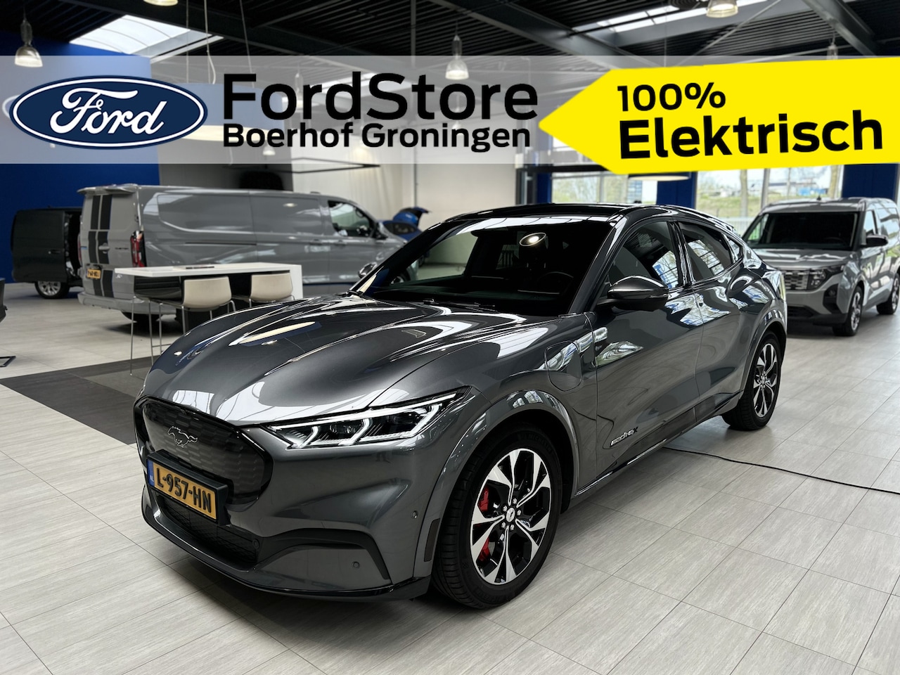 Ford Mustang Mach-E - Extended First Edition AWD 98 kWh 351 pk | Dealer onderhouden | Pano | Adapt. Cruise | Dod - AutoWereld.nl