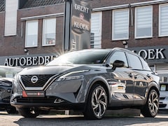 Nissan Qashqai - 1.3 MHEV Xtronic Tekna Plus PANO LEDER HUD LED 20 INCH CAMERA MEMORY STOEL BOMVOL