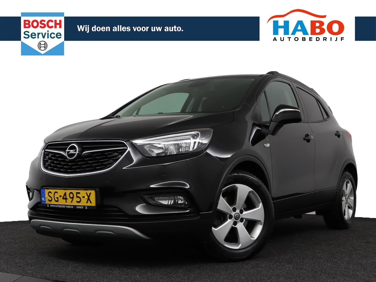 Opel Mokka X - 1.4 TURBO ONLINE EDITION 140PK ECC/CRUISE/NAV/PARK.SENS/LMV/TREKHAAK/99.000KM - AutoWereld.nl