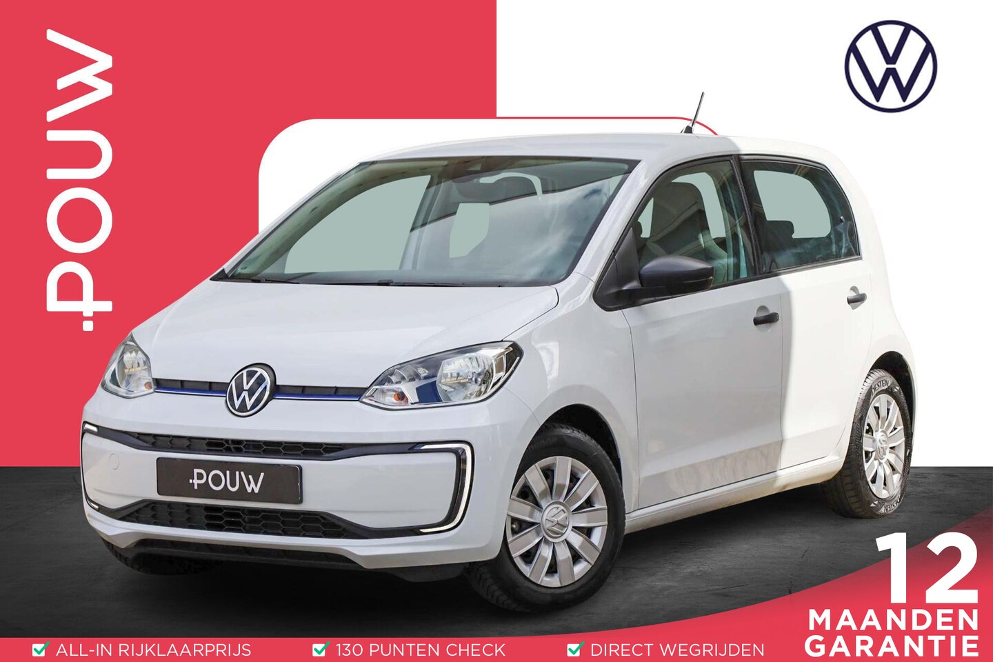 Volkswagen e-Up! - 83pk | CCS Snelladen | All Seasonbanden - AutoWereld.nl