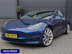 Tesla Model 3 - Performance AWD 75 kWh 84% SOH | 20'' inch | Autopilot | Stoel en Achterbank verwarmd